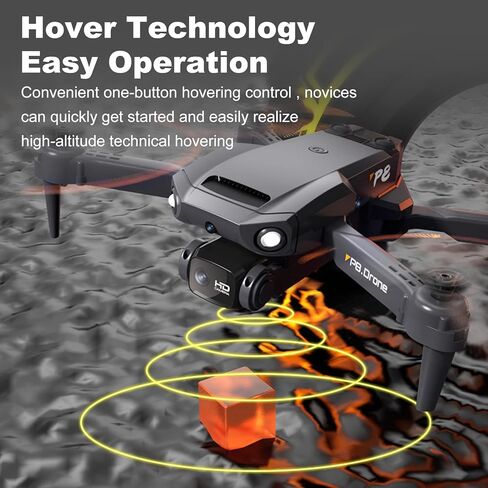 طائرة بدون طيار GoolRC RC مع كاميرا 4K مزدوجة RC كوادكوبتر مع عدسة ESC، طائرة بدون طيار صغيرة، 4 جوانب لتجنب العوائق، نقطة الطريق، التحكم في إيماءات الطيران، حقيبة تخزين، حزمة 2 بطارية in Saudi Arabia