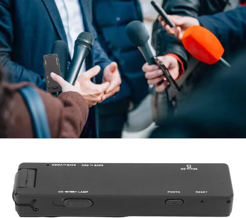 كاميرا الجسم الصغيرة، 2 في 1 HD 1080P كاميرا الجسم مسجل فيديو مباشر، قلم تسجيل الاجتماعات المباشرة، كاميرا بزاوية واسعة 150 درجة، مشبك خلفي، بطارية 1100 مللي أمبير في الساعة (لا يوجد واي فاي) in Kuwait