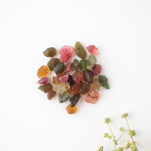 حجر التورمالين الخام الطبيعي المتعدد، بلورات خشنة فضفاضة، DIY - مستلزمات صناعة المجوهرات، تغليف الأسلاك - التدحرج، مجموعة كبيرة بالجملة من الريكي - حجر الويكا الشاكرا العلاجي in Kuwait