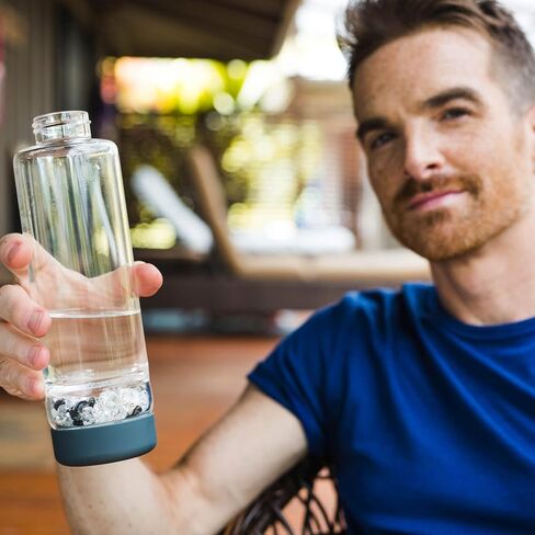 VitaJuwel inu! CRYSTAL | cloud white - The Original DIY Crystal Water Bottle in Saudi Arabia