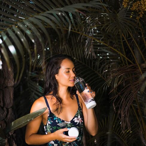 VitaJuwel inu! CRYSTAL | cloud white - The Original DIY Crystal Water Bottle in Saudi Arabia