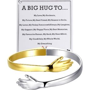 Unique Gifts for Women-Hug Bracelet,Female,Best Friend,Mom,Her,Girlfriend,Daughter,Granddaughter,Teen Girls,Sister,Long Distance,Who Have Everything,Presents Ideas,Birthday,Christmas,Valentines Day