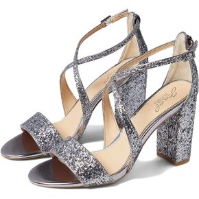 Jewel Badgley Mischka Cook Metallic Glitter Evening Shoe