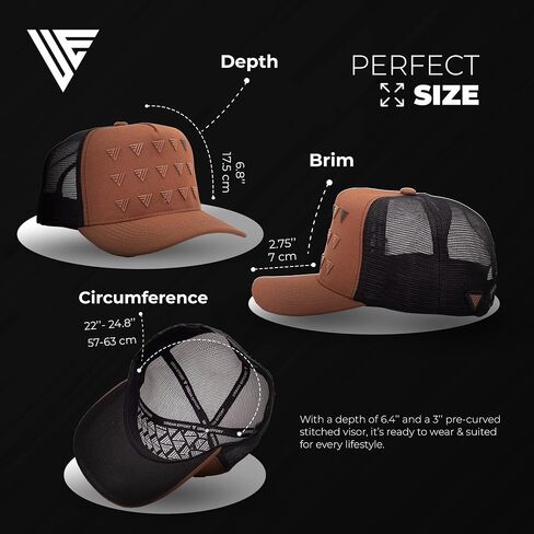 Urban Effort Snapback Trucker Hat | Breathable Mesh Baseball Cap for Men & Women | Adjustable Fit for Casual & Street Wear in Saudi Arabia