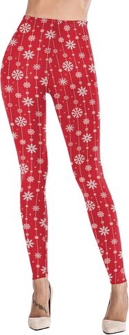 Uaderize Womens Ultra Soft Brushed Valentine Day Leggings Pants Ankle Length S-5XL in Kuwait