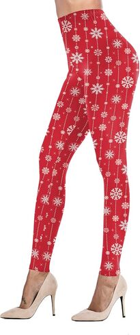 Uaderize Womens Ultra Soft Brushed Valentine Day Leggings Pants Ankle Length S-5XL in Kuwait