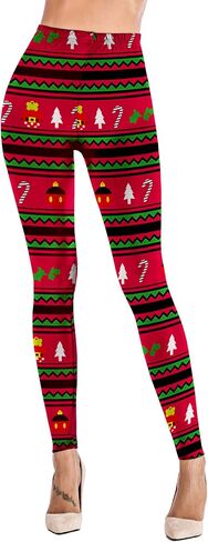 Uaderize Womens Ultra Soft Brushed Valentine Day Leggings Pants Ankle Length S-5XL in Kuwait
