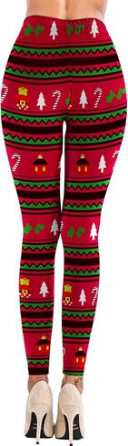 Uaderize Womens Ultra Soft Brushed Valentine Day Leggings Pants Ankle Length S-5XL in Kuwait