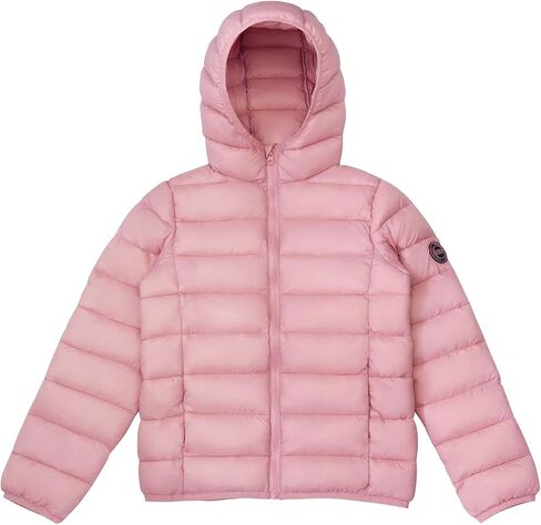 SOLOCOTE Boys Winter Coats Lightweight Water-Resistant Windproof Packable Hooded Down Like Padding Jacket 4-12 Years in Kuwait