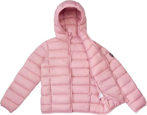 SOLOCOTE Boys Winter Coats Lightweight Water-Resistant Windproof Packable Hooded Down Like Padding Jacket 4-12 Years in Kuwait