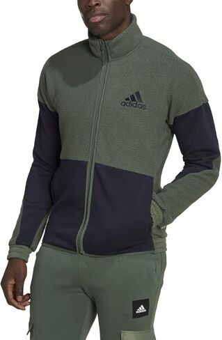 adidas Color-Block Sherpafleece Track Jacket in Saudi Arabia