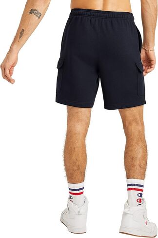 Champion Men's Cargo Shorts, Powerblend, Shorts for Men, Comfortable Cargo Shorts for Men, 8" in Saudi Arabia