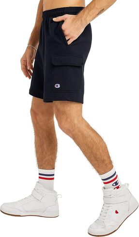 Champion Men's Cargo Shorts, Powerblend, Shorts for Men, Comfortable Cargo Shorts for Men, 8" in Saudi Arabia