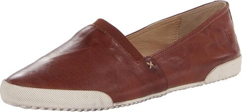 Frye Melanie Slip On Shoes for Women Crafted from Premium Leather with Rubber Toe Bumpers and Soles, Leather Lining, and Removable Footbeds – 1 ¼" Outsole in Saudi Arabia