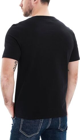 قمصان هينلي الرجالية كاجوال بأكمام قصيرة وأربطة وتي شيرتات قطنية برباط علوي عادي in Kuwait