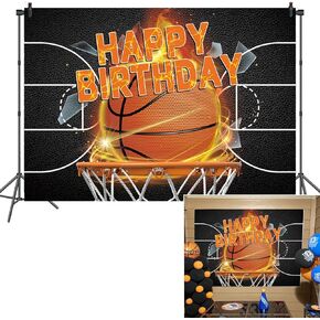 BAIFNEZ 7x5FT الصبي كرة السلة لعبة عيد ميلاد خلفية سوداء ملعب كرة السلة خلفية لحن فرقة المراهقين أطفال كرة السلة الرياضة عيد ميلاد سعيد حزب ديكور أكشاك الصورة