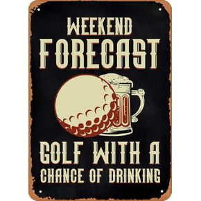 Dreyooy Golf Funny Golf Player Pun Wall Art 12"x 8" Metal Tin Retro Vintage Sign in Saudi Arabia