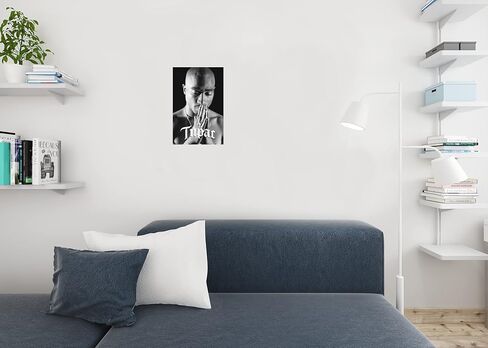 Laminated 2Pac Poster Dry Erase Wall Art Tupac Praying Poster 90s Hip Hop Tupac Posters Rapper Posters For Room Aesthetic Mid 90s 2Pac Memorabilia Rap Posters Music Merchandise Merch Poster 12x18 in Saudi Arabia