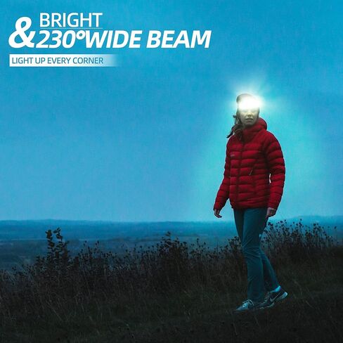 قبعة صغيرة LED مع ضوء الجري، قبعة صغيرة LED قابلة لإعادة الشحن للجنسين USB خفيفة دافئة للشتاء محبوكة قبعة أمان مضاءة للمصابيح الأمامية للأب والزوج والنساء هدية للجري والمشي لمسافات طويلة والتخييم in Kuwait