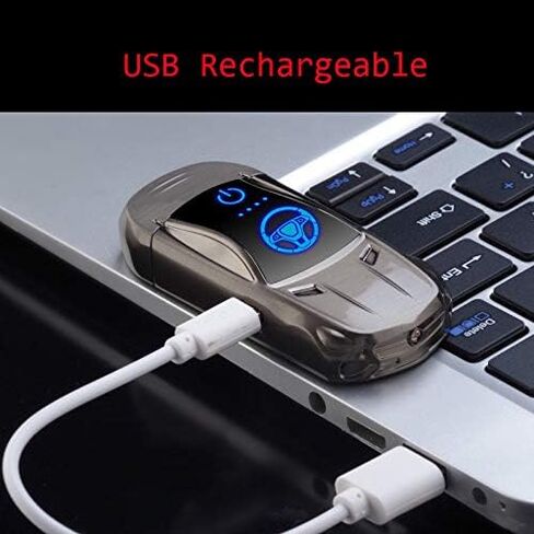 ولاعة بلازما مزدوجة القوس قابلة لإعادة الشحن عبر USB ولاعة كهربائية مقاومة للرياح (ملونة) in Kuwait