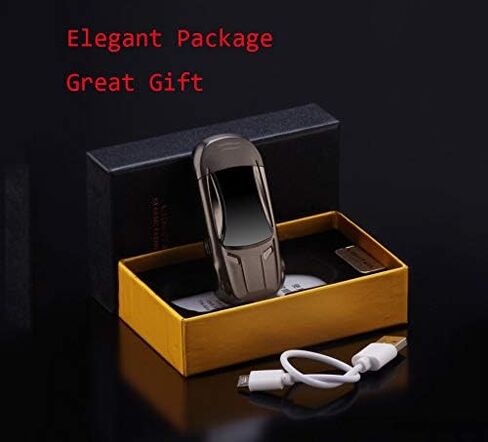 ولاعة بلازما مزدوجة القوس قابلة لإعادة الشحن عبر USB ولاعة كهربائية مقاومة للرياح (ملونة) in Kuwait