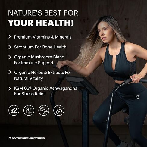 فيتامينات متعددة يومية من دي مووس للرجال والنساء - فيتامينات يومية متعددة متقدمة - فيتامينات أساسية ومعادن ومضادات أكسدة للطاقة والمناعة وصحة الدماغ - غير معدلة وراثيًا، نباتي، كمية تكفي لمدة 30 يومًا in Kuwait