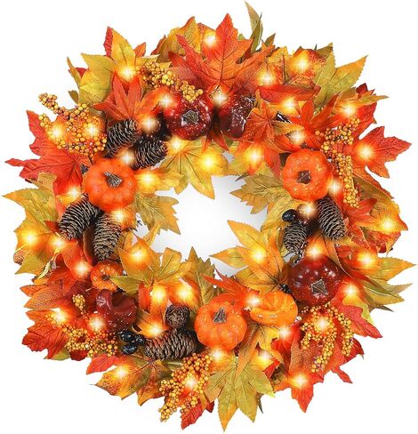 Hoomall 16 "إكليل الخزامى إكليل الربيع، إكليل الربيع للباب الأمامي، إكليل عيد الحب الخزامى الأحمر للداخلية في الهواء الطلق، جدار مكتب المنزل عطلة الفاوانيا إكليل ديكور عيد الحب إكليل عيد الحب in Kuwait