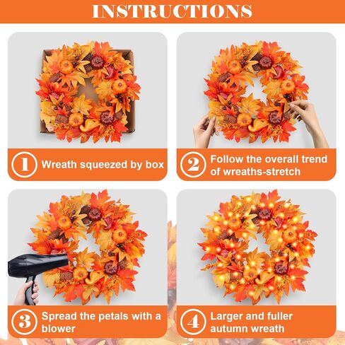 Hoomall 16 "إكليل الخزامى إكليل الربيع، إكليل الربيع للباب الأمامي، إكليل عيد الحب الخزامى الأحمر للداخلية في الهواء الطلق، جدار مكتب المنزل عطلة الفاوانيا إكليل ديكور عيد الحب إكليل عيد الحب in Kuwait