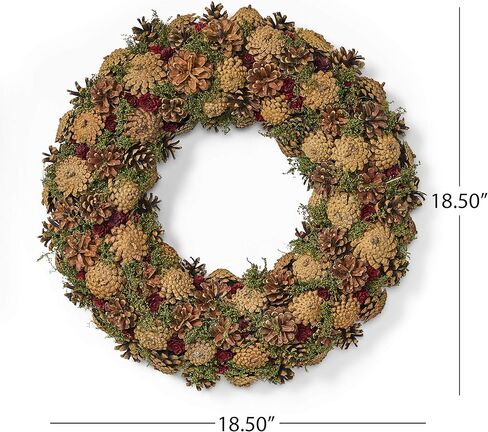 إكليل زهور من Christopher Knight Home 313662، طبيعي in Kuwait