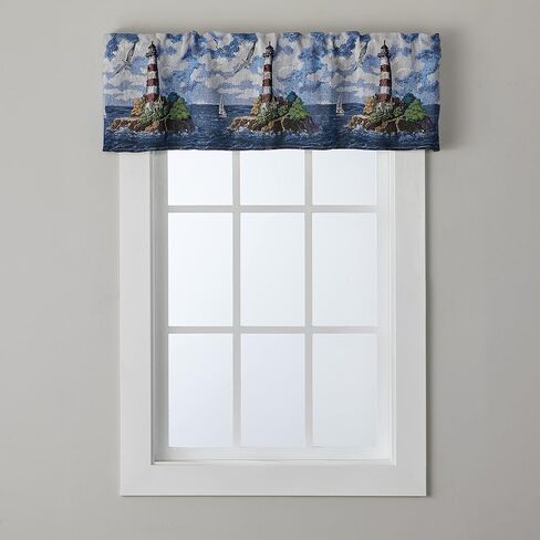 SKL Home Lighthouses Valance, 56x13, Smoke in Saudi Arabia
