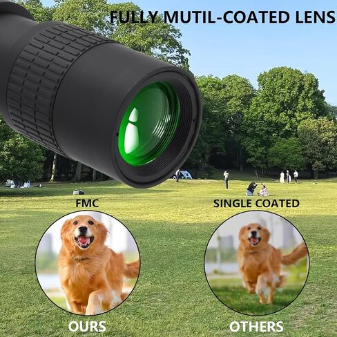 Monocular Telescope High Powered Monoculars: 300x40 High Powered Monoculars for Adults High Definition Monocular with BAK4 & FMC Compact Telescope with Smartphone Adapter for Bird Watching Hunting in Saudi Arabia