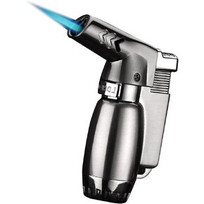 Torch Lighter Unique Butane Lighter Novelty Refillable Lighter Jet Gas Lighter for Kitchen Grill BBQ Candle Camping, Men’s Creative Gift (Without Gas) in Saudi Arabia