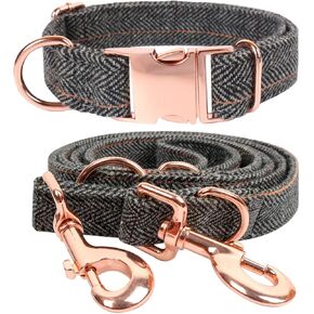مجموعة طوق ومقود للكلاب، طوق قطني متين بإبزيم معدني ومقود متعدد الوظائف (6.6 قدم) قابل للتعديل 3 أطوال للكلاب الصغيرة والمتوسطة والكبيرة in Kuwait