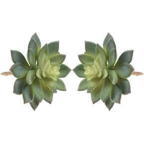 BCP حزمة من 2 قطع حقيقية لطيفة المنزل الخضراء حديقة الثلج الاصطناعي النباتات العصارية غير بوعاء in Kuwait