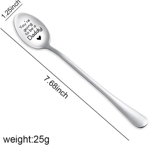 هدايا إعلان الحمل للأب، ستصبحين ملعقة أب، إعلان الطفل، زوج، كشف الحمل، هدايا للرجال in Kuwait