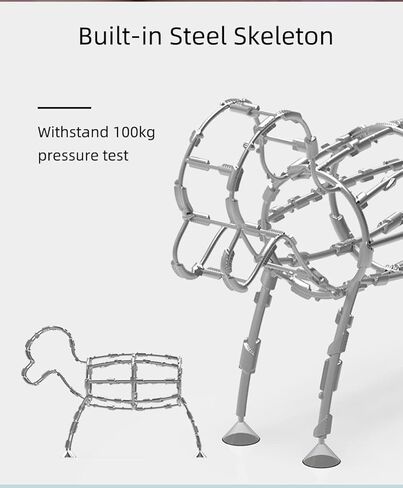 لعبة حدب الكلب، لعبة قطيفة نائمة للكلاب، لعبة استروس للحيوانات الأليفة، لعبة محاكاة للكلاب الذكور (بني) in Kuwait