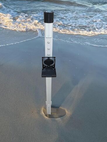 Brocraft Surf Rod Holder/Surf Spike Rod Holder with Cup Holder/Sand Spike Rod Holder/Sand Spikes for surf Fishing in Saudi Arabia