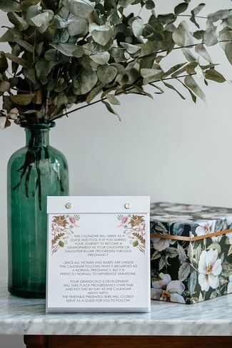 GRANDCHILD ON THE WAY - Day By Day Grandparent Calendar | Grandparent gift, Pregnancy calendar, Pregnancy Journal, Pregnancy Gift, Keepsake Journal - in Kuwait