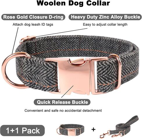 مجموعة طوق ومقود للكلاب، طوق قطني متين بإبزيم معدني ومقود متعدد الوظائف (6.6 قدم) قابل للتعديل 3 أطوال للكلاب الصغيرة والمتوسطة والكبيرة in Kuwait