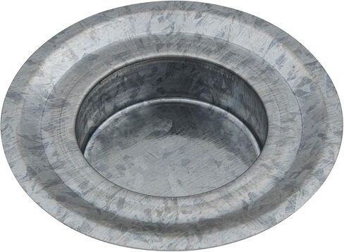 Tea Light Candle Holder Metal Lid Inserts by Mason Jar Lifestyle (6 Pack, Regular Mouth) in Saudi Arabia