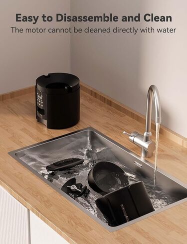 WOPET Automatic Cat Feeder, FT70 Plus 4L Auto Pet Dry Food Dispenser with Desiccant Bag for Cats and Dogs, Timed Cat Feeder Programmable 6 Meals Per Day, 10s Voice Recorder in Kuwait