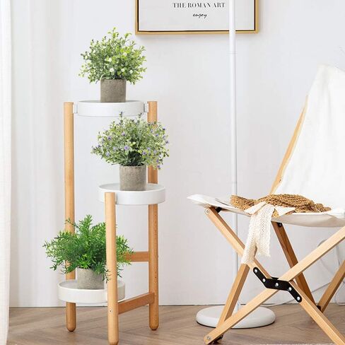 نباتات بلاستيكية صناعية صغيرة بوعاء من 3 قطع، نبات روزماري صناعي صغير لتزيين المنزل في الاماكن المغلقة، نباتات خضراء بطول 9.5 انش لحفلات الزفاف والمنزل والمكتب والحديقة والاماكن الداخلية والخارجية in Kuwait