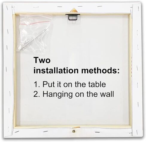 مكتب تفسيري الرقص مزرعة قماش طباعة جدار الفن ديكور استقبال هدية علامة اللوحة ملصق لوحة ديكور المنزل ريفي (8 × 8 بوصة، مؤطرة) in Kuwait