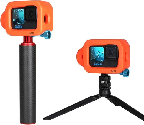 HSU Aluminum Alloy Thumbscrew Set (Extension)+ Wrench (Black) | for Gopro Hero 13, 12, 11, 10, 9, 8, 7, Compatible with GoPro Media Mod, AKASO Campark Osmo Action and Other Action Cameras in Kuwait