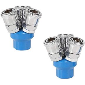 Lheng 3 طرق جولة التوصيل السريع خرطوم الهواء المنقسم مقرن المشعب كتلة 2 قطع in Kuwait