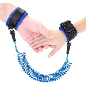 سلسلة معصم مضادة للفقدان مقود للأطفال مع أقفال أمان مطورة للأطفال الرضع والأطفال وسوار المعصم للأنشطة الخارجية والتسوق (وردي 8.2 قدم) in Kuwait