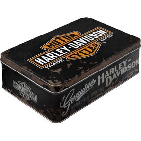 Nostalgic-Art 30703 - Harley-Davidson Genuine, Storage Tin Box Flat in Saudi Arabia