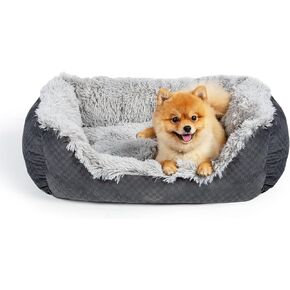 Large Dog Beds for Medium Small Dogs, Orthopedic Dog Sofa Bed Soft Calming Puppy Dog Bed, Durable Washable Puppy Bed Medium Large Dog Bed Square, Comfortable Puppy Dog Bed in Kuwait