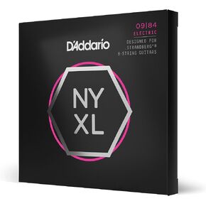 أوتار جيتار داداريو - أوتار جيتار كهربائي NYXL - NYXL0984SB - قوة لا مثيل لها، ثبات الضبط، نطاق متوسط ​​معزز - لجيتار 8 أوتار - 09-84 ضوء مخصص 8 أوتار ستراندبيرج in Kuwait