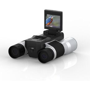 كاميرا منظار رقمي 12×32، كاميرا تسجيل صور فيديو 5 ميجابكسل، شاشة HD 2.0 انش، كاميرا تلسكوب HD 1080P لمشاهدة الطيور والعاب الصيد الرياضية، كهدية in Kuwait